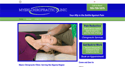 Desktop Screenshot of myerschiropractic.ca